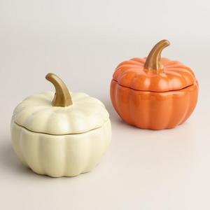 Pumpkin with Lid, Halloween Pumpkin Shaped Jewellery Box