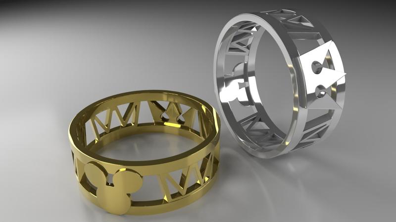 Kingdom Hearts 3 Mickey/Minnie Ring