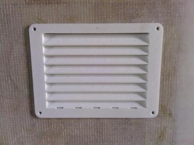 Rain proof vent.