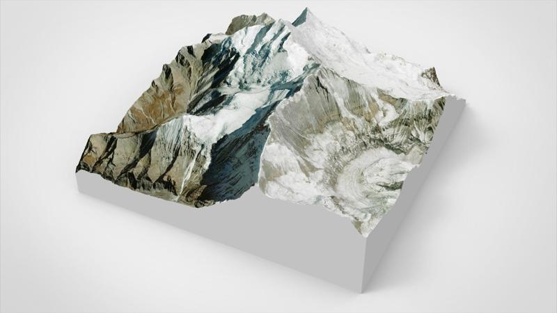 Mountain landscape Dhaulagiri Himalayas Nepal