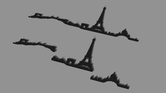 Barcelona Skyline | Barcelona silhouette