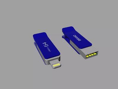 Blue and black OTG U Disk A