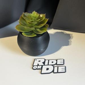 RIDE OR DIE KEYCHAIN