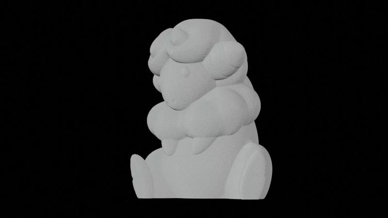Flaaffy VOXEL for 3d printing