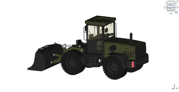 Wheel Loader STL +CAD