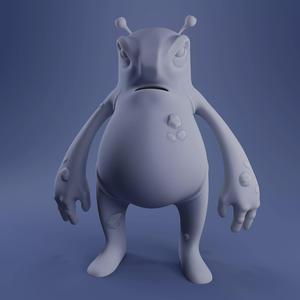 Hugo The Monster - 3D Print Model