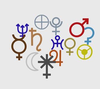 Symbols for planets 