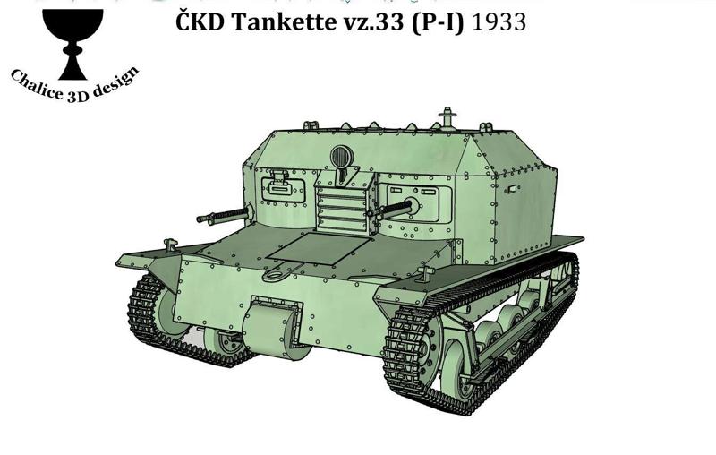 CKD vz.33 tankette 1-35