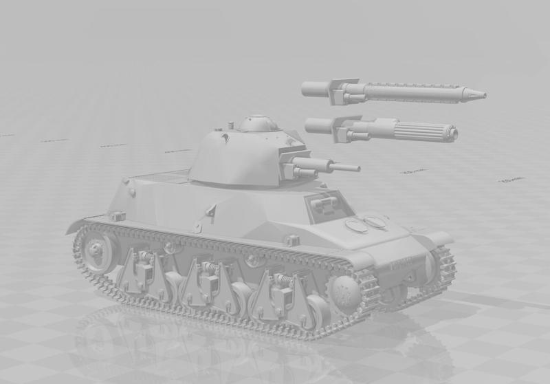 Hotchkiss H39 for Dust Warfare 1947