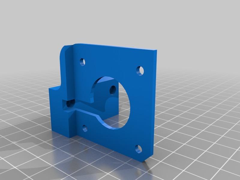 E3D Titan Extruder mount for bq Hephestos