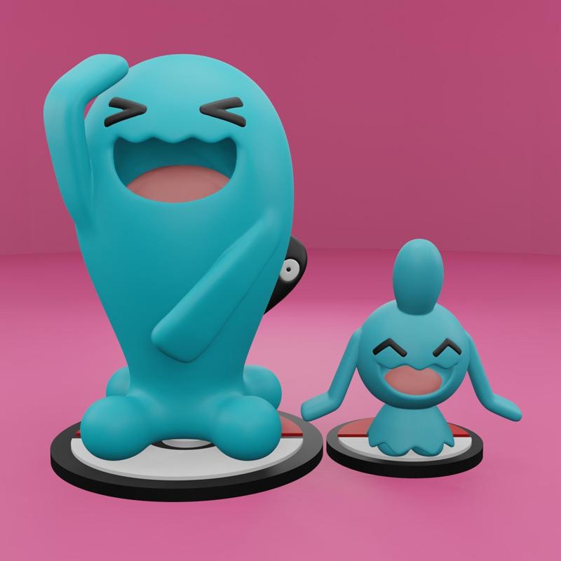 Pokemon No. 202, 360 Wobbuffet, Wynaut