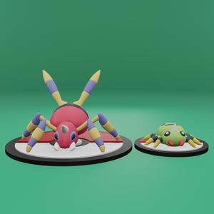 Pokemon No. 167, 168 Spinarak, Ariados