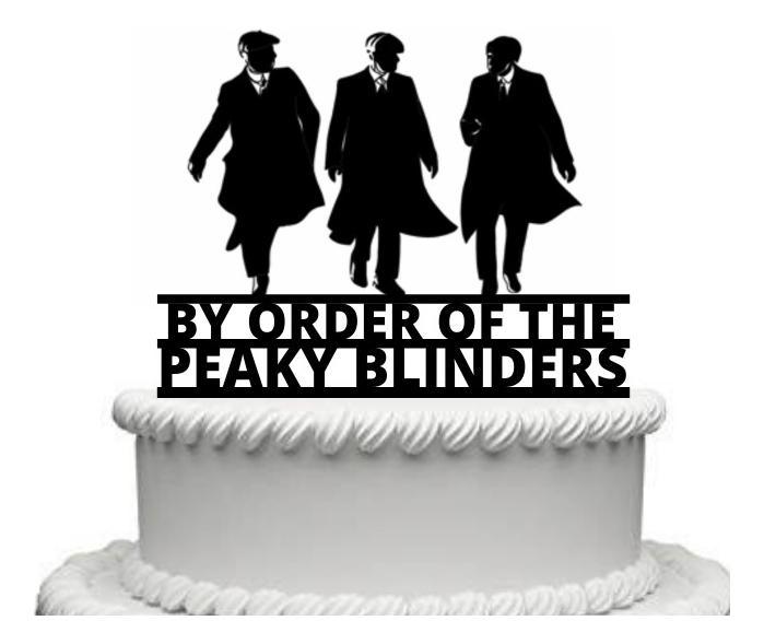 Cake Topper Adorno Torta - Peaky Blinders
