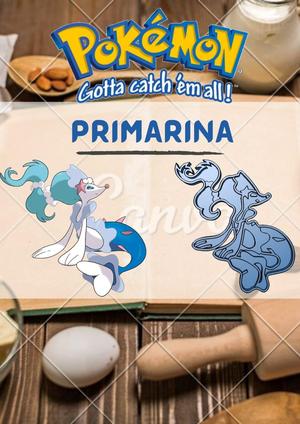 AMAZING POKEMON primarina COOKIE CUTTER STAMP CAKE DECORATING