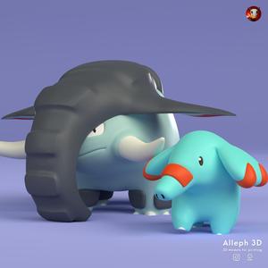 Pokemon phanpy evolution pack