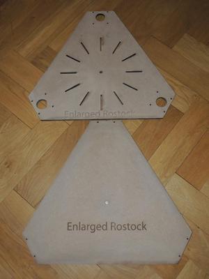 Enlarged Rostock Bed roughly 400x400mm print area 