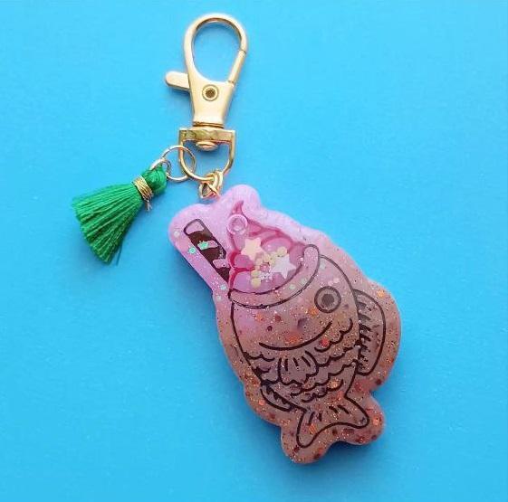 Resin mold for stirrer - Taiyaki cake fish