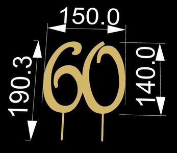 TOPPER CAKE 60