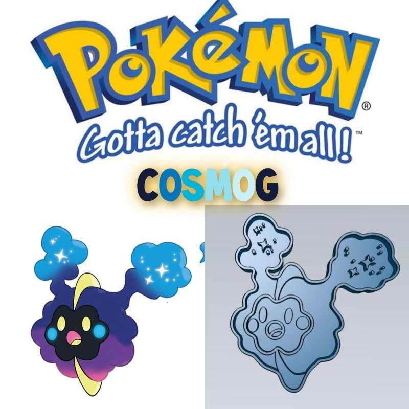 AMAZING POKEMON Cosmog COOKIE CUTTER STAMP CAKE DECORATING