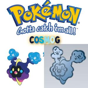 AMAZING POKEMON Cosmog COOKIE CUTTER STAMP CAKE DECORATING