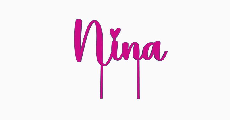 Nina Cake Topper