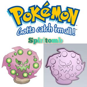 AMAZING POKEMON Spiritomb COOKIE CUTTER STAMP CAKE DECORATING