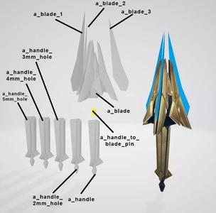 Araxys 2 Blade-Valorant Araxys 2 Knife-Araxys Bio Atomizers