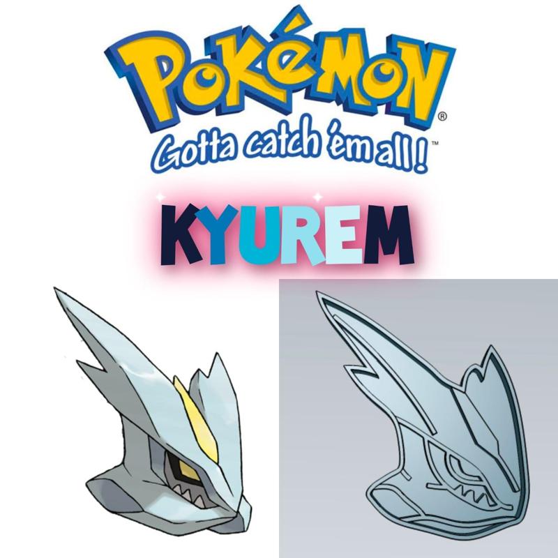 AMAZING POKEMON Kyurem COOKIE CUTTER STAMP CAKE DECORATING