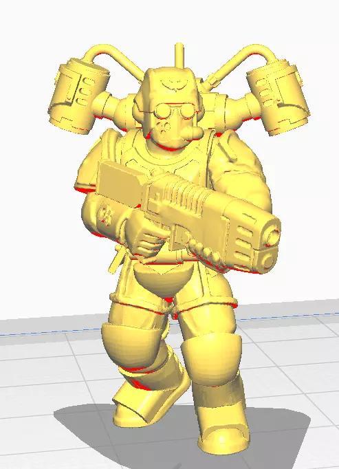 Tempestus Aquilon Gunner Plasma carbine