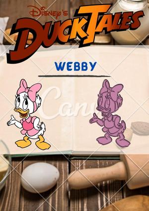 Wonderful Duck Tales Character Webby Vanderquack Cookie Cutter Stamp Cake Decoration