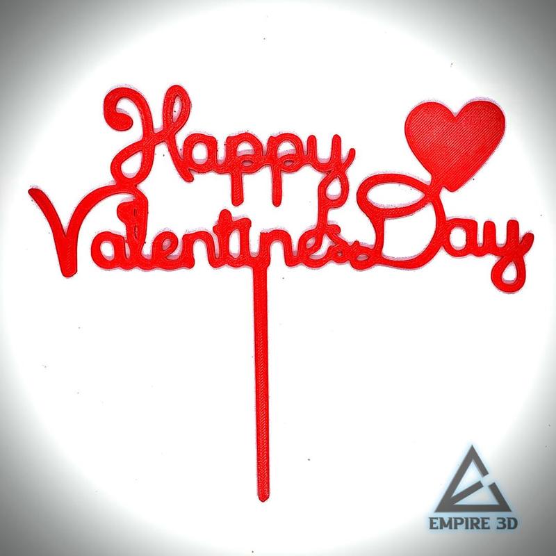 Happy Valentines Day Topper