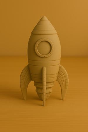 3D Printable Rocket Toy – Space Adventure for Kids (Single Color Print)