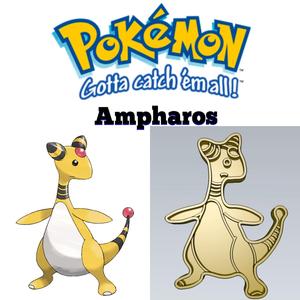AMAZING POKEMON Ampharos COOKIE CUTTER STAMP CAKE DECORATING