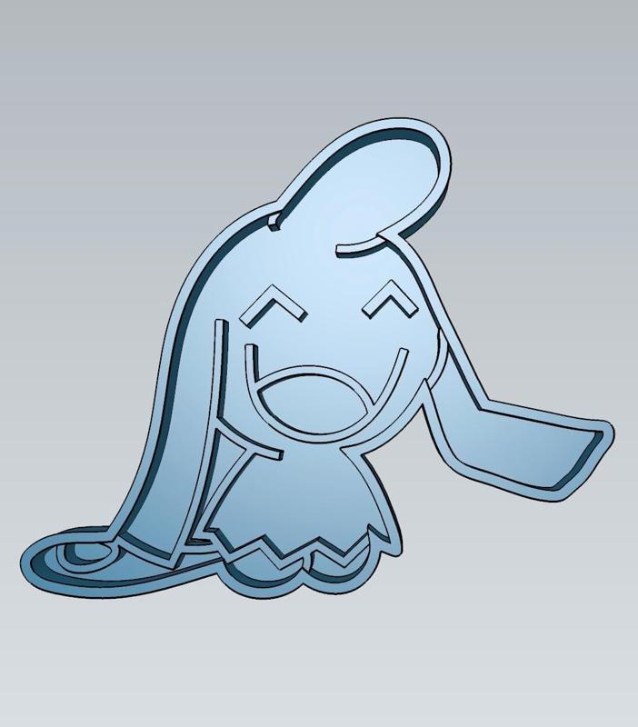 Amazing Pokemon Wynaut Cookie Cutter Stamp Cake Decorating