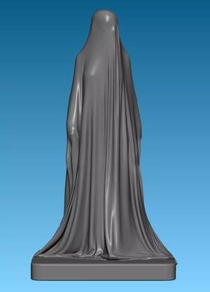 Standing long-veil Girl Ghost