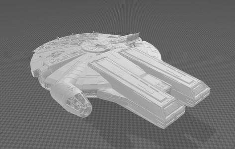 Star Wars YT-90/YT-1300 Version 3 Re-mix Corellian Light Freighter concept