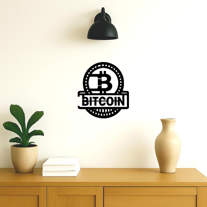 Bitcoin wall decoration
