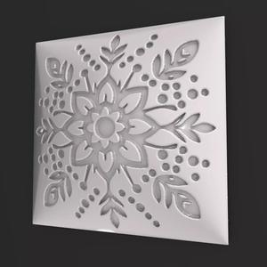 Sqaure Floral NIM 135 Wall Panel
