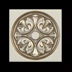 Rosette ceiling medallion with ornate design