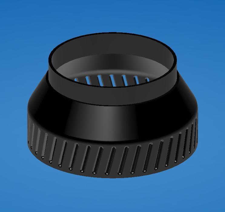 Filter basket for 100mm axial fan