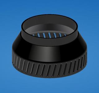 Filter basket for 100mm axial fan