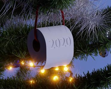 toilet paper christmas ornament