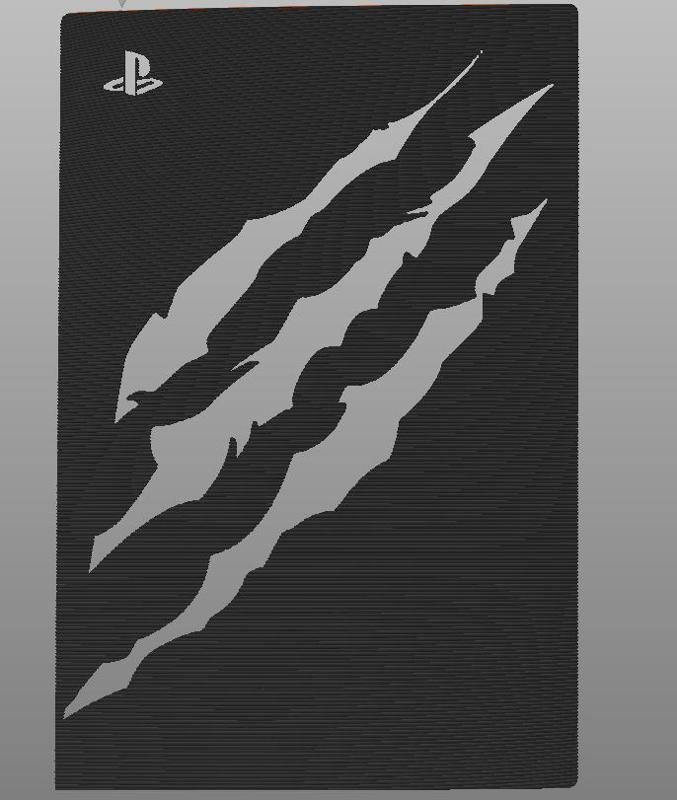PS5 Front and BACK Plate Wolverine Hephaestus 3D **update** **update**