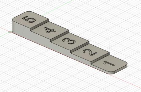 Probe Height Gauge (1–5 mm) for BLTouch / 3DTouch
