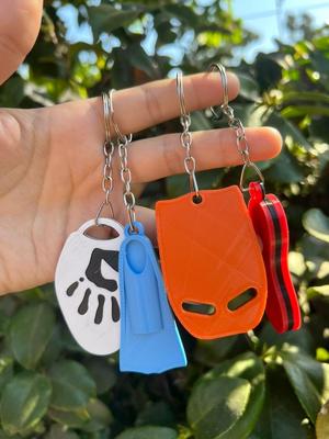 Swimming Key Rings