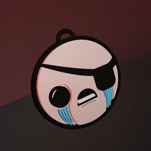 the binding of isaac - cain keychain