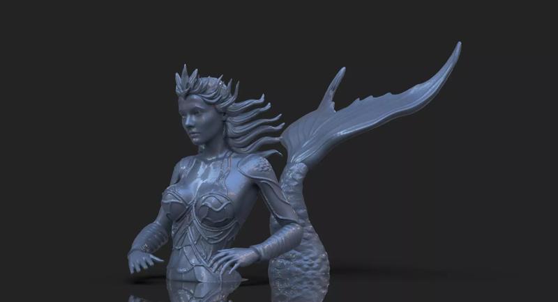 Mermaid on the sea Sculptuire