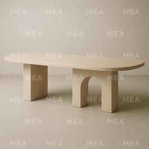 Minimalist Unsymmetrical Dining Table