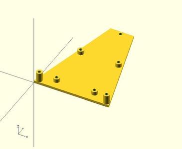 Raspberry Pi holder for Anet A8 Prusa I3 Printer