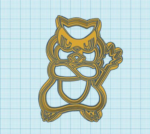 Pokemon: Patrat Cookie Cutter